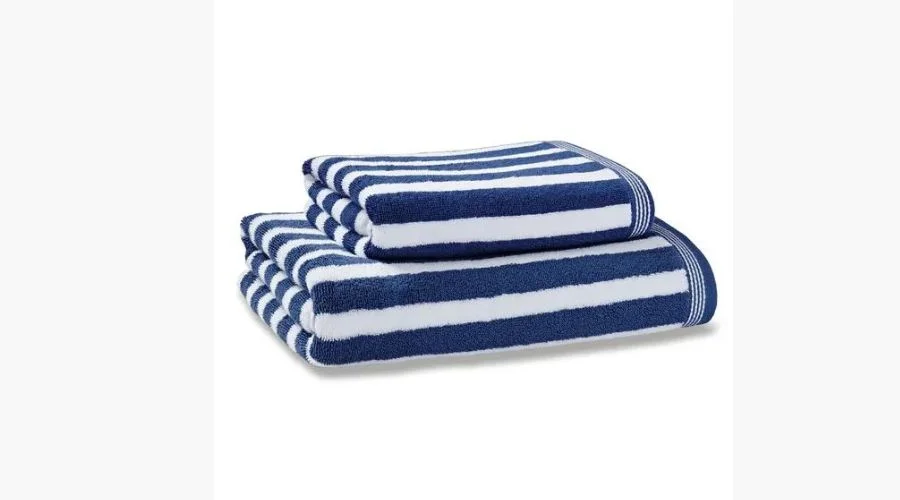 Stripe Navy Towel