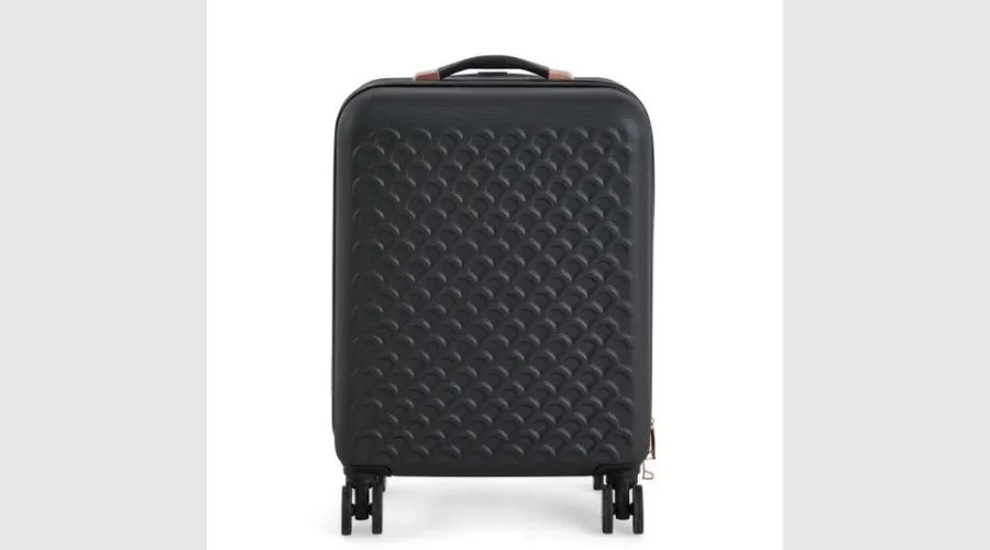  Scalloped Black Suitcase 