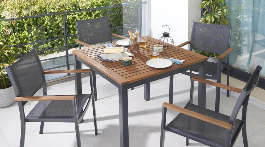 Atlantic 4 Seater Metal Patio Set