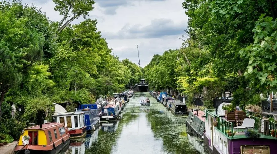 Walk Little Venice's waterways