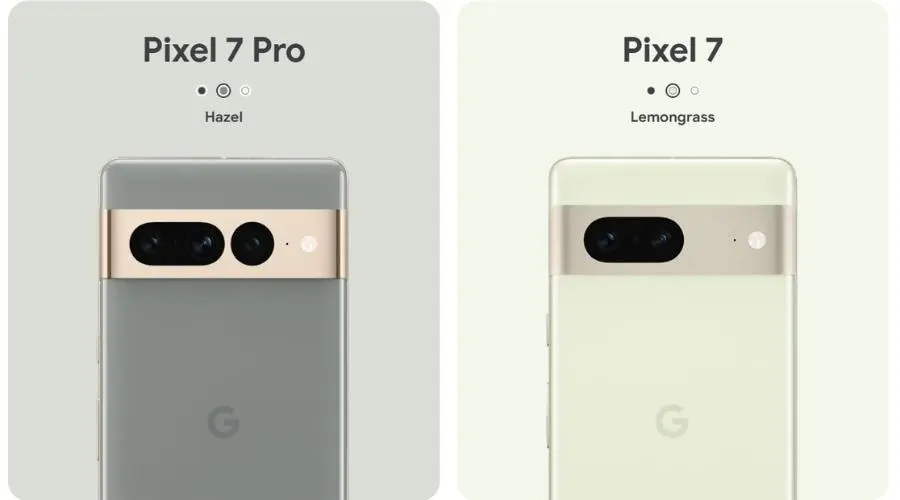 Design of Google Pixel 7 Series