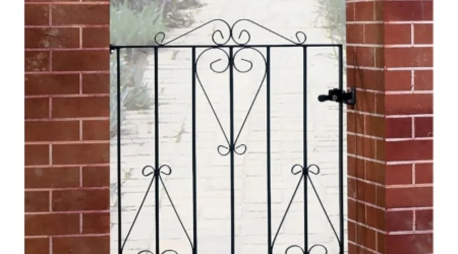 Burbage CS3 Classic Scroll Metal Garden Gate