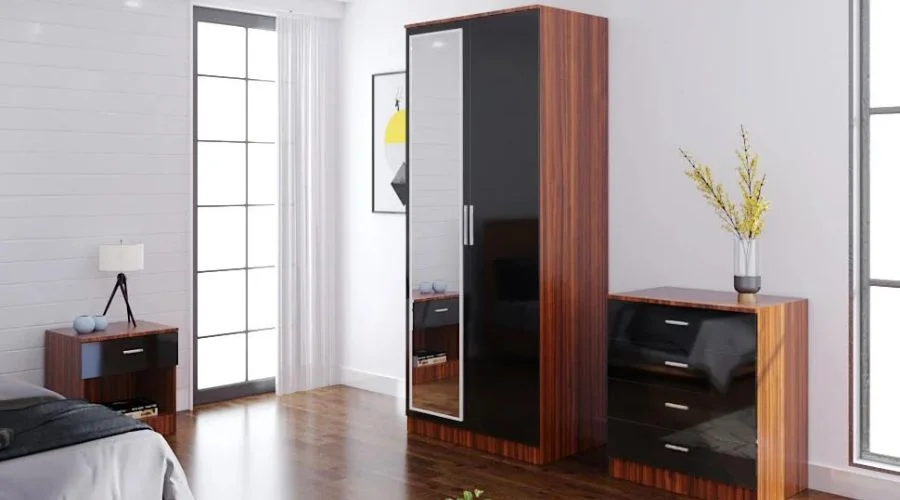 ELEGANT 2 Door Double Wardrobe