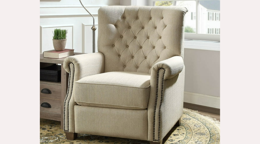 Tufted Push Back Recliner