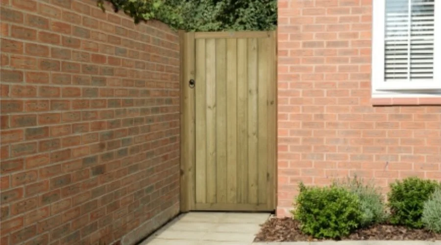 Vertical Tongue & Groove Wooden Gate