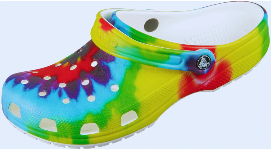 Multicolour Tie Dye Crocs