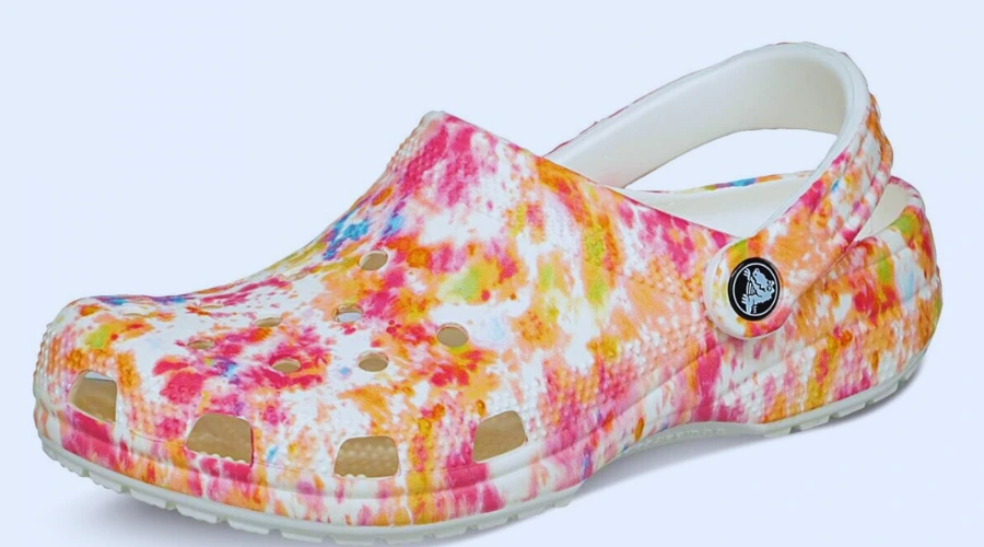 Orange Zing (Multicolour) Tie Dye Crocs