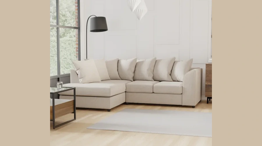 Blake Soft Texture Fabric Corner Sofa