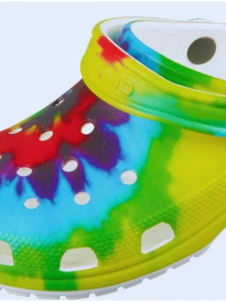 Multicolour Tie Dye Crocs