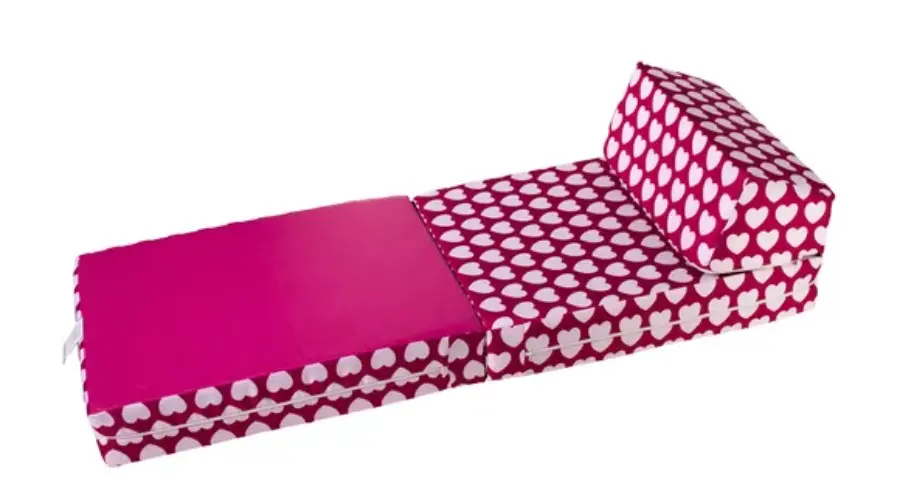 Pink Hearts Flip Bed