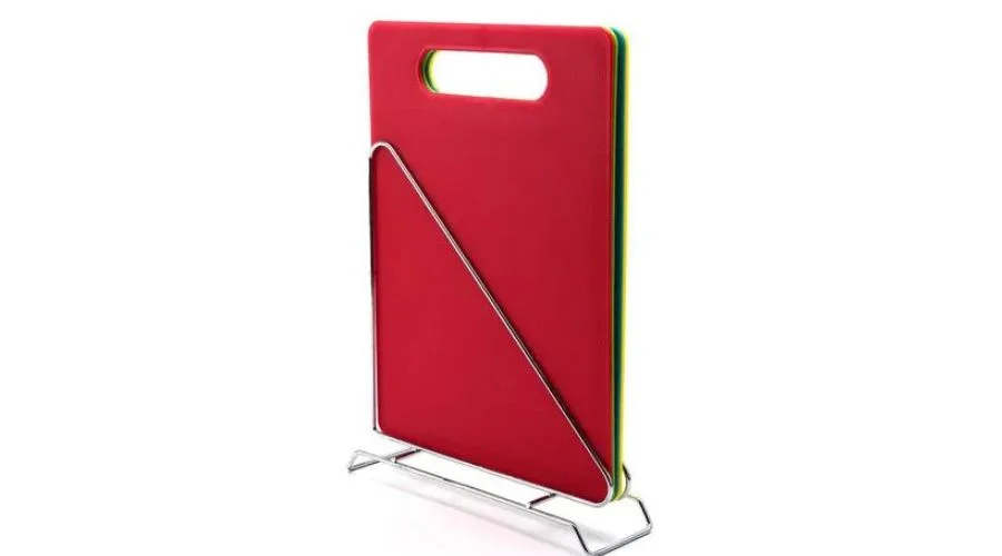 Set of 4 Chopping Board with holder
