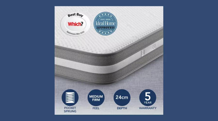 Silentnight S Geltex 1000 Pocket Sprung Mattress