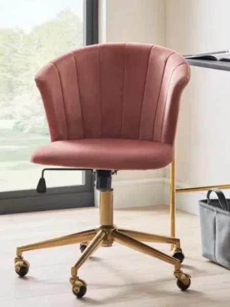 Kendall Velvet Office Chair