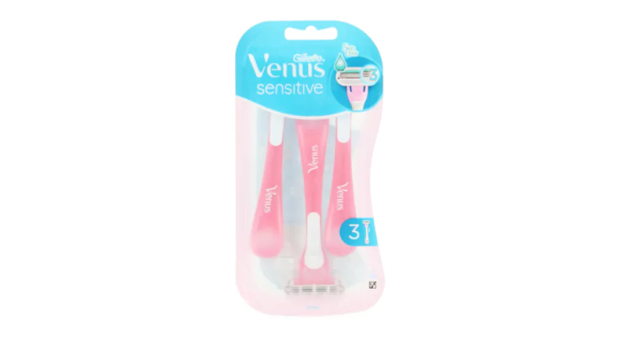 Gillette venus sensitive 3-blade disposable razors 3-count