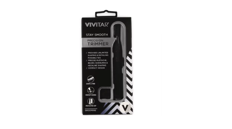 Silky smooth precision pen trimmer from Vivitar for facial hair and bikini trimming