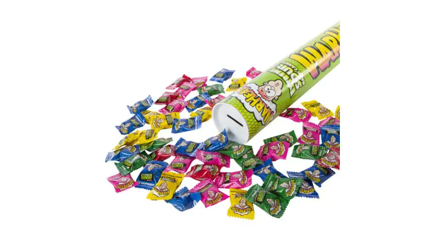 Warheads mega candy tube