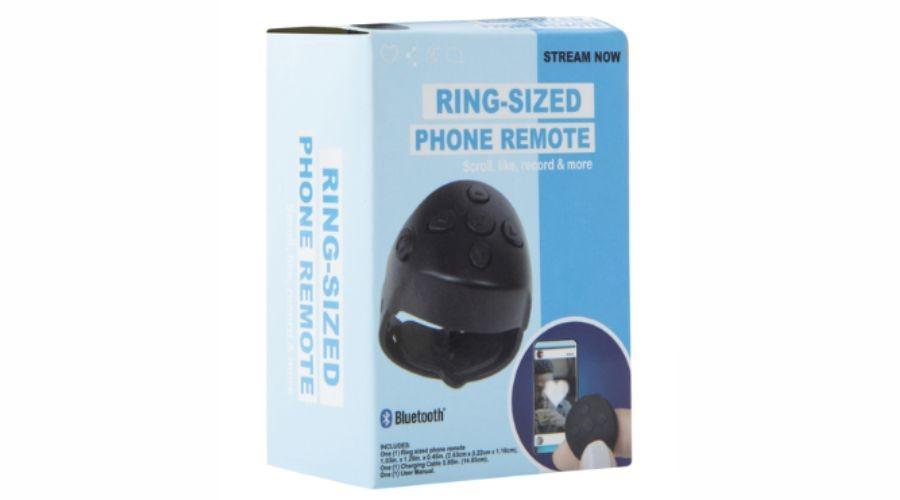Bluetooth ring-sized phone remote