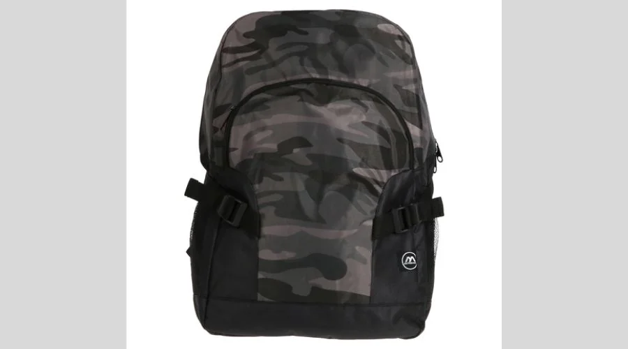 Camo Double Buckle Backpack 17in