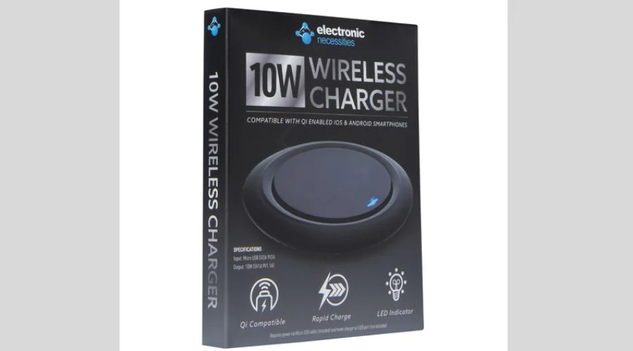Compact 10-watt wireless charger