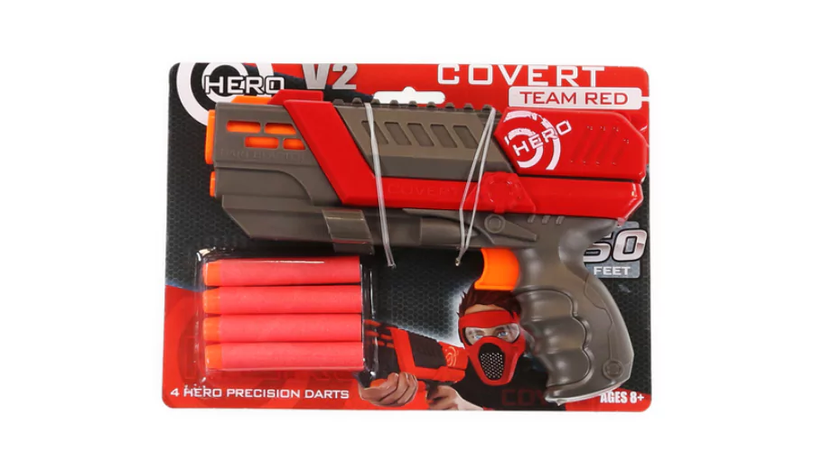 Hero covert dart gun & 4 darts