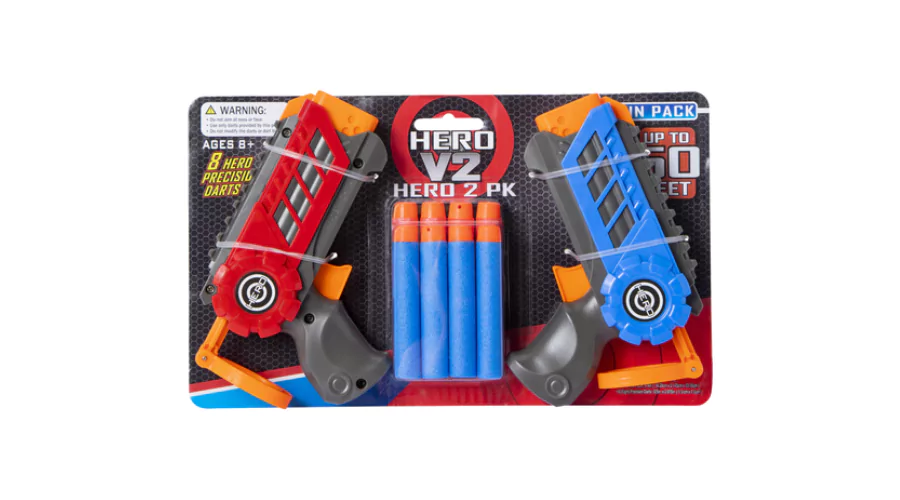 Hero v2 foam dart gun toy set
