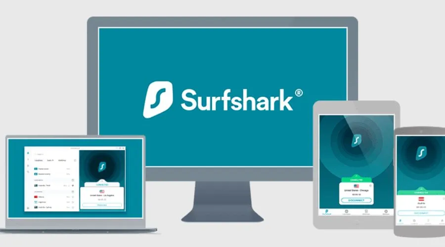 The features of SurfShark's good VPN free trials