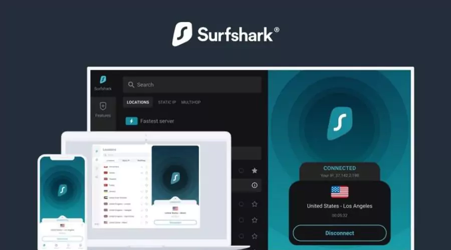 Features of Surfshark: one of the best VPN servers