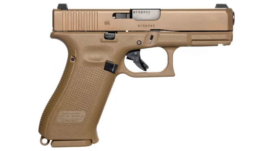 Glock 19x Semi-Auto Pistol with Coyote Finish