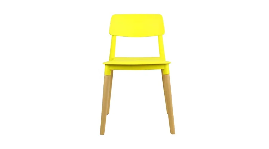 Fixed Kitchen Chair AGATA Yellow  | savewithnerds 