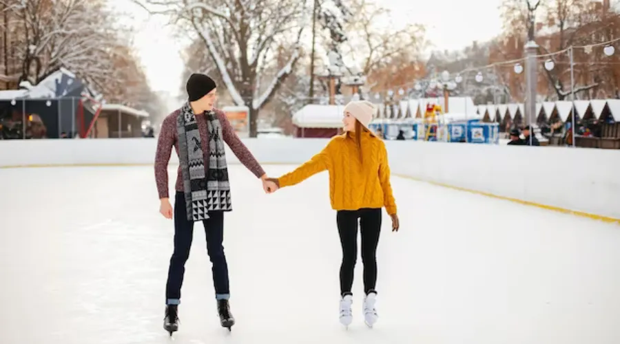 Ice Skating at Millennium Park