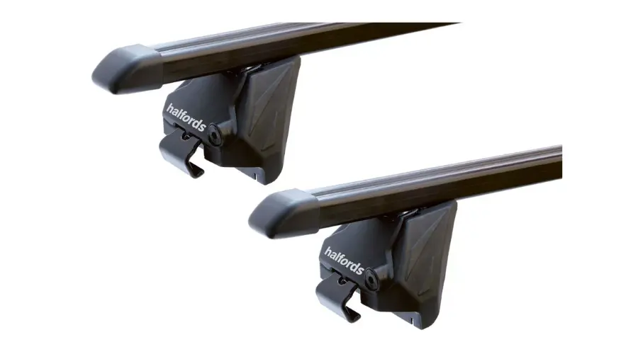 Halfords Integrated Rail Steel Roof Bars 107cm Length | Savewithnerds