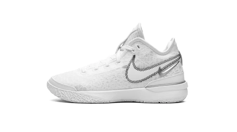 Zoom Lebron NXXT Gen- WhiteMetallic Silver