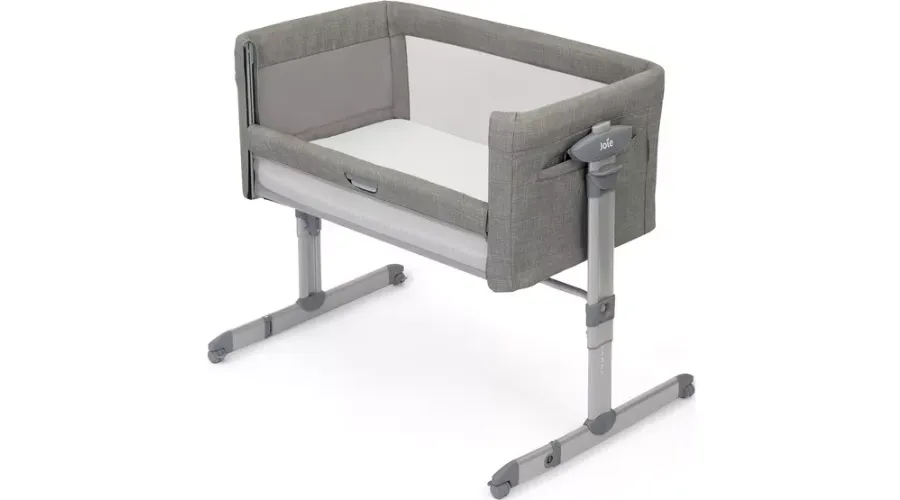 Joie Roomie Glide Travel Cot - Foggy Grey | Savewithnerds