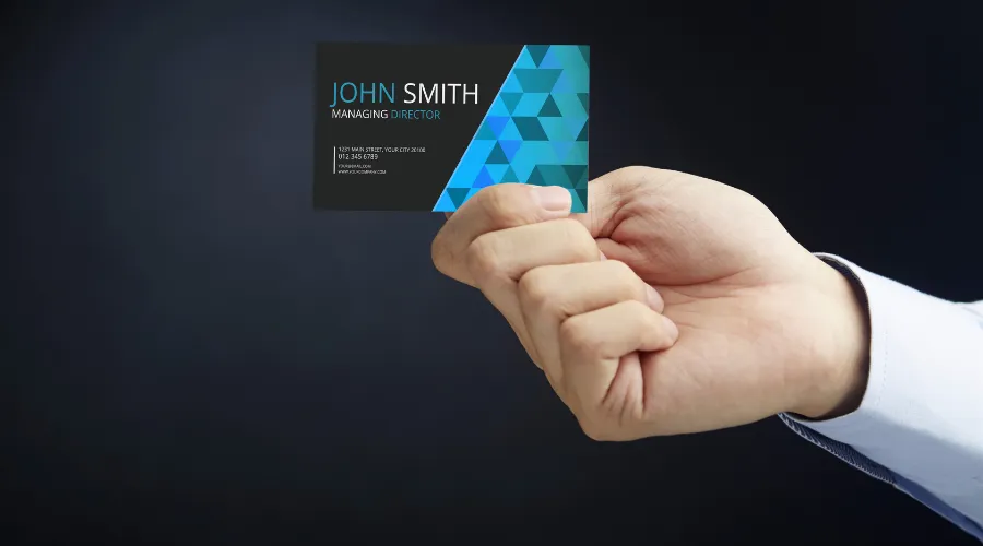 What are the benefits of having a business card