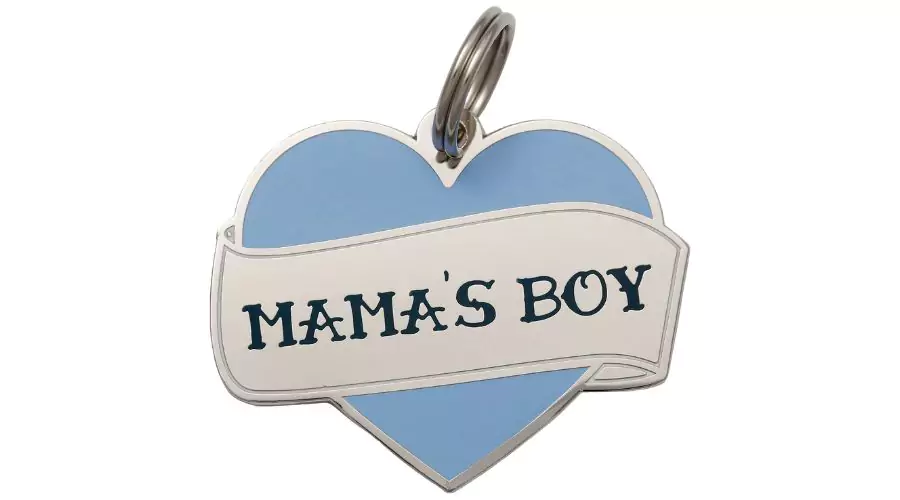 Two Tails Pet Company Mama's Boys Personalized Dog & Cat ID Tag