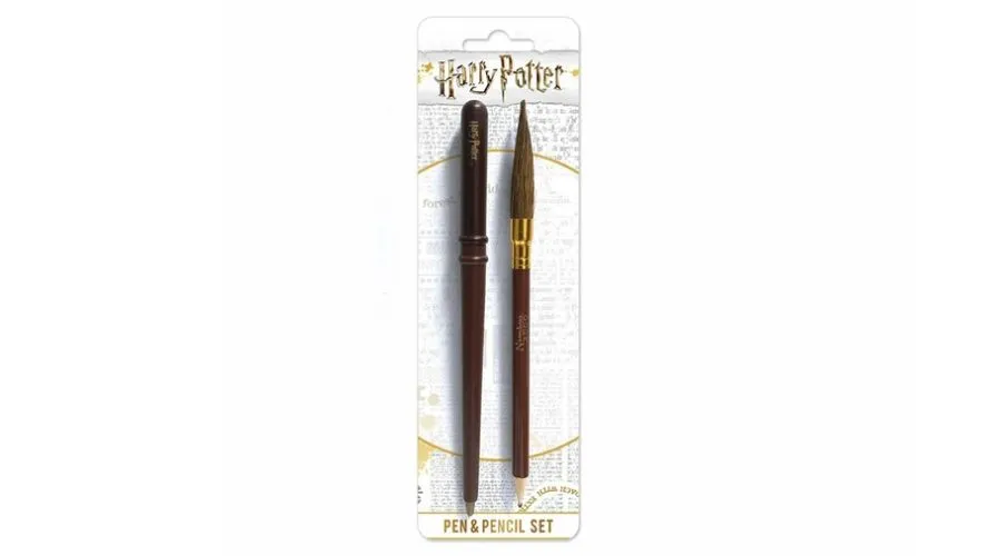 Harry Potter Wand Pen And Pencil Set 