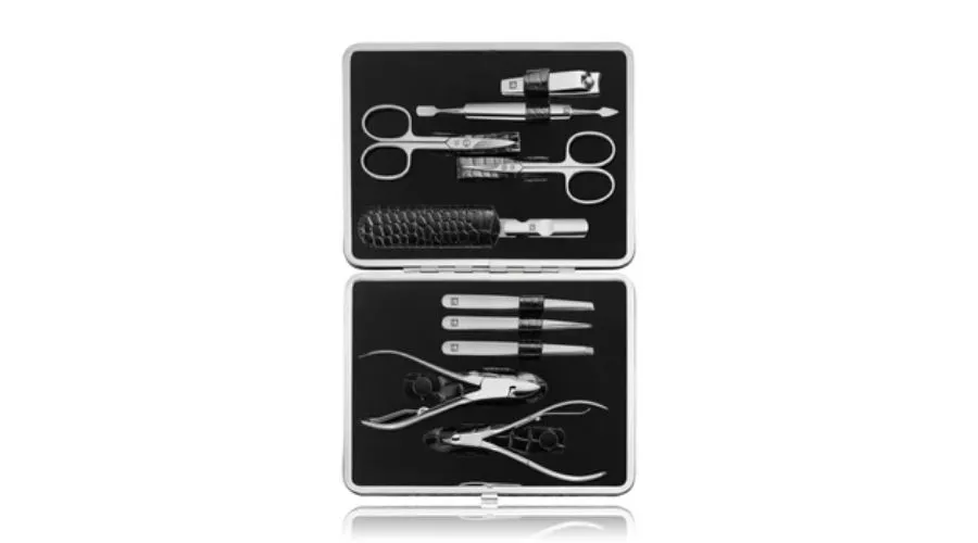 Twin classic manicure set 10 pieces - black 