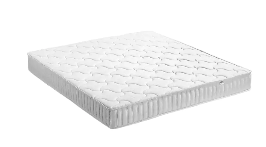 Homcom Double Mattress 180x190x20 cm in Memory Foam with Pocket Springs and Breathable Quilted Cover