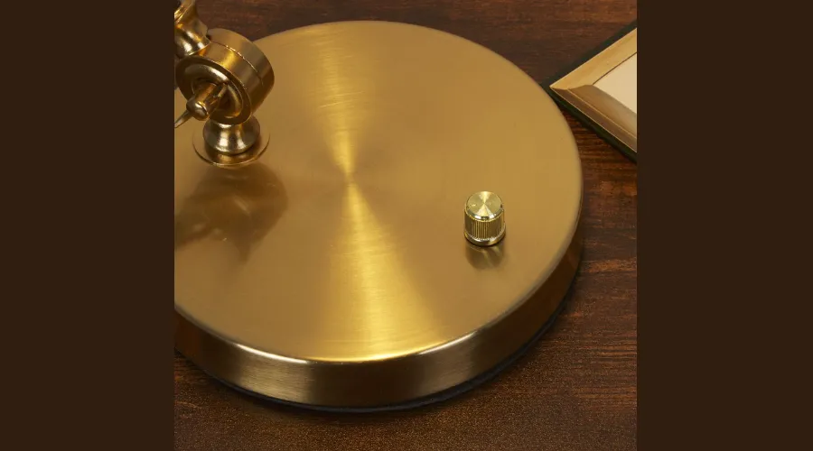 Privet Brass Adjustable Desk Lamp - Antique