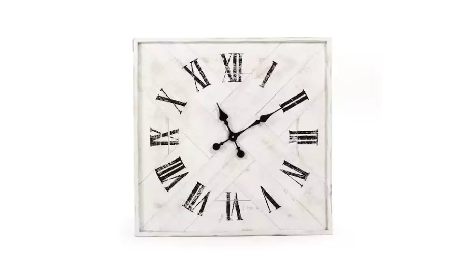 Distressed Roman Numeral Clock 
