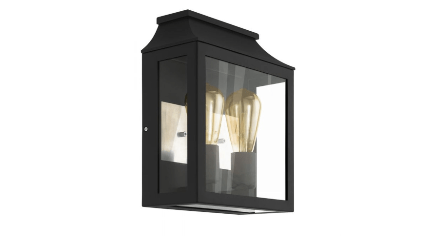 Soncino 2-Light Caged Exterior Wall Lamp 