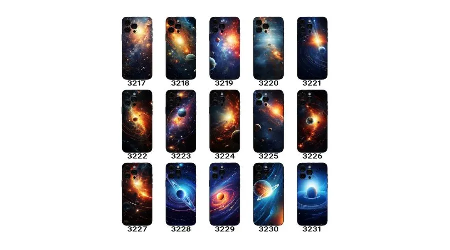Space designed Phone Skins