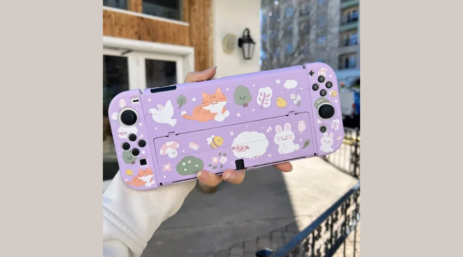 Starry Forest Cat Sheep Case for Nintendo Switch