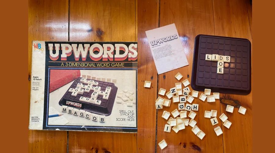Vintage Upwords Board Game - 1983 - Complete Game