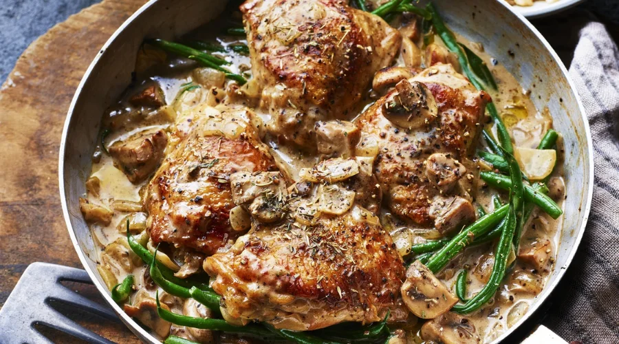 Creamy one-pot chicken