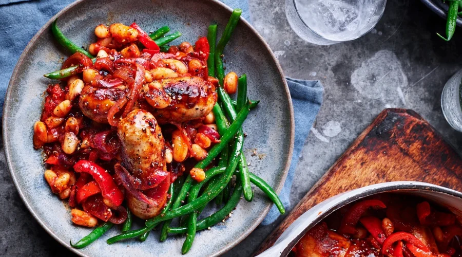 Hearty one-pot sausage and bean stew