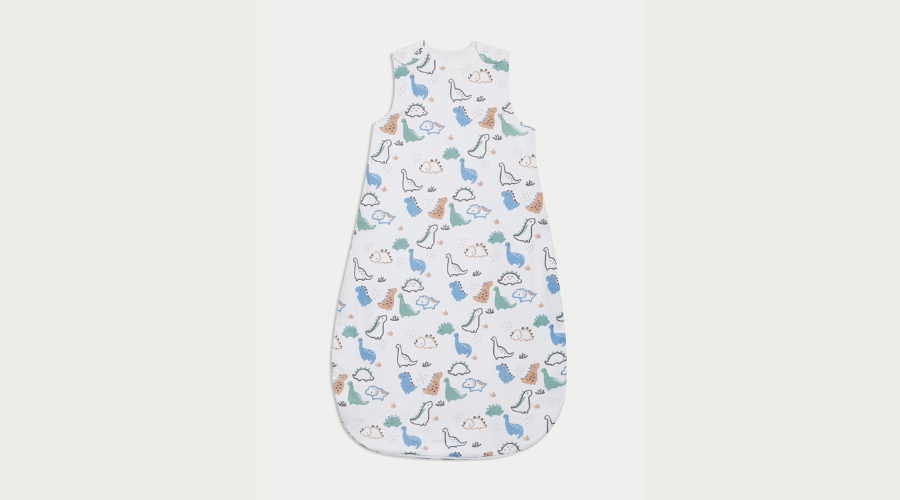 Pure Cotton Dinosaur 2.5 Tog Sleeping Bag