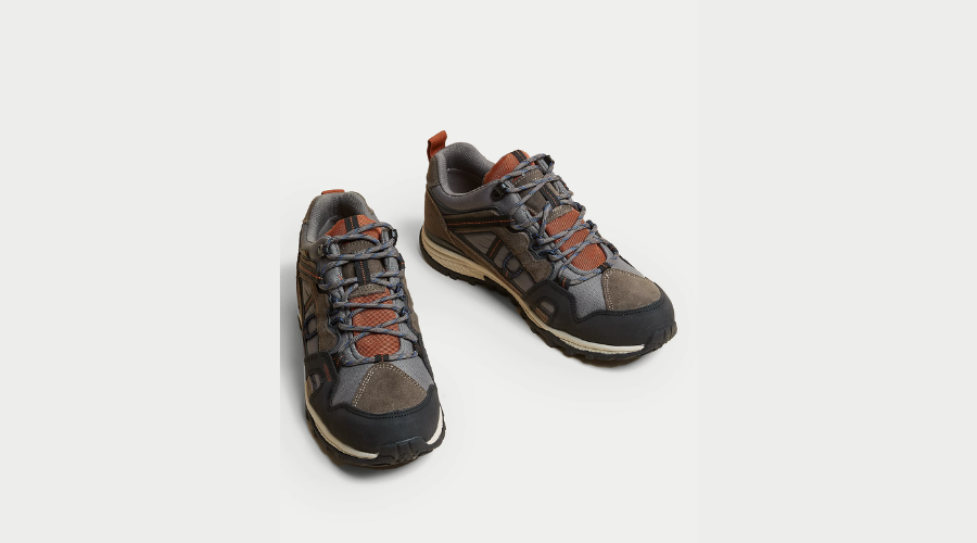 Suede Rip Stop Waterproof Walking Shoes