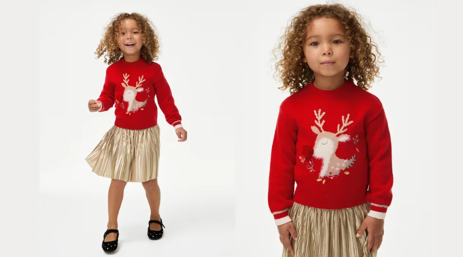 Reindeer Christmas Jumper (1-8 Yrs)