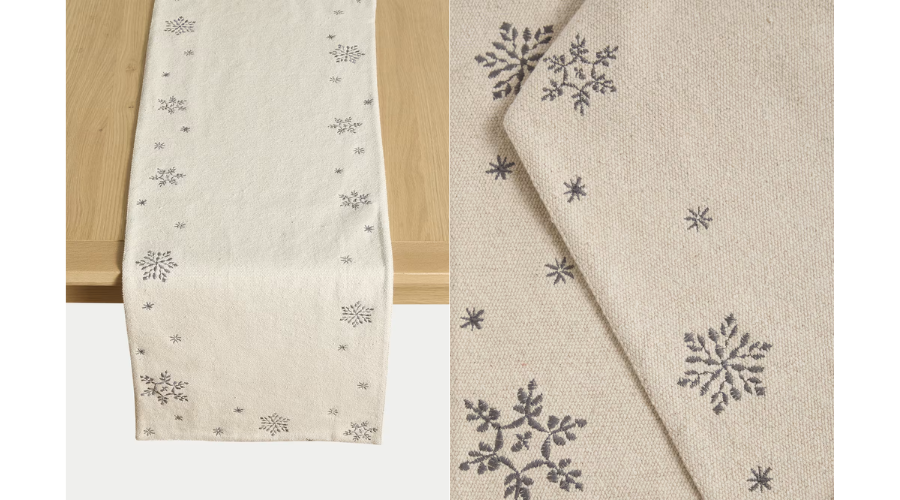 Snowflake Table Runner